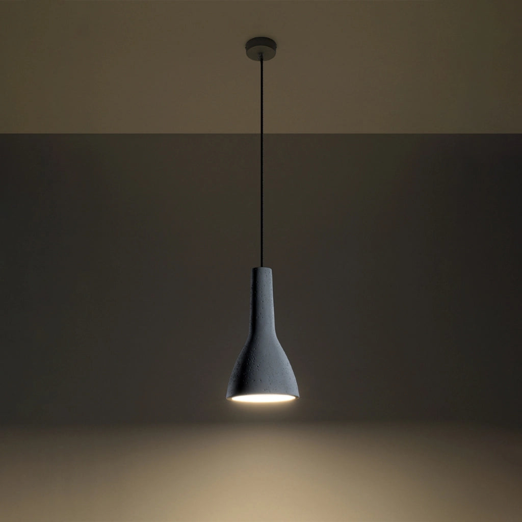 Lampada sospensione in cemento RAVENO Pure Lume E27