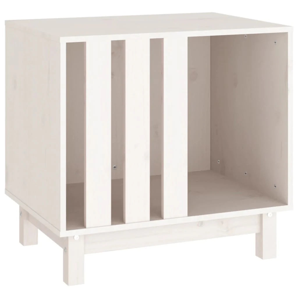 Cuccia per cani 60 x 45 x 57 cm in legno massello di pino bianco 02_0043450