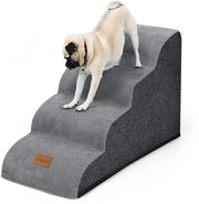 Trappola per cani a 4 gradini - Piastra antiscivolo - Base lavabile - Portatile - Dimensioni 51 x 41 x 70 cm
