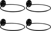 Supporto per palloni - fissaggio a parete - supporto per palloni - per pallacanestro, calcio, pallavolo - nero - metallo - 23,5*6,5*18,4cm