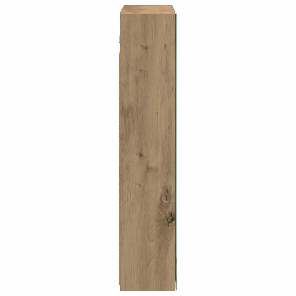 Mobiletto per specchio da bagno con porta Rovere Artigianale 889046