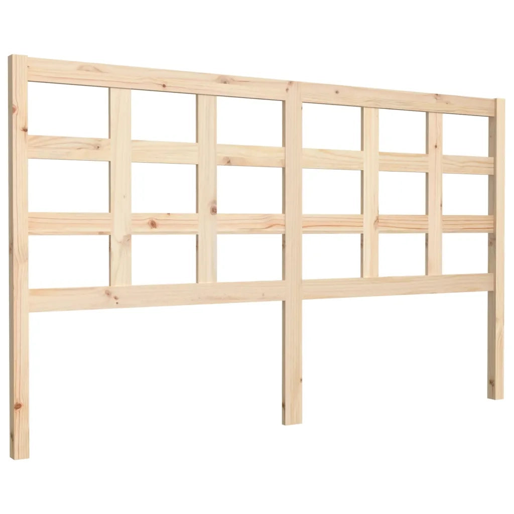 Testiera per Letto-Testata-Testiera Decorativa 165,5x4x100 cm Legno Massello di Pino 825150