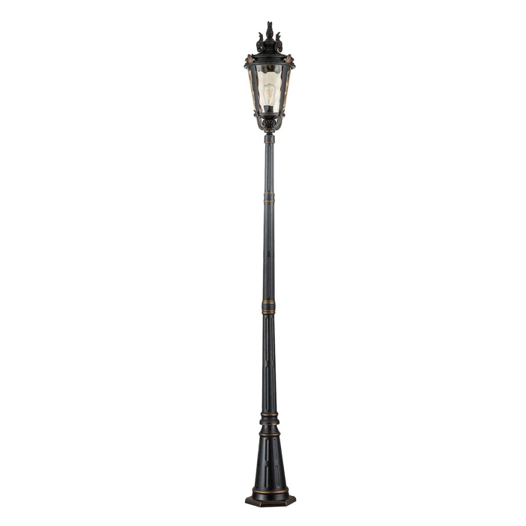 Lampione da giardino classico Baltimore Elstead E27