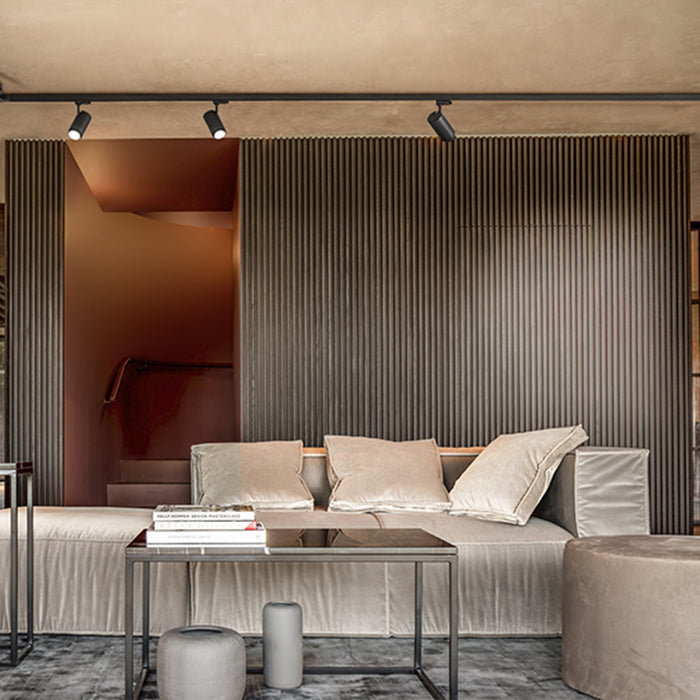 Faretto Per Binario Metallo Nero Led 20W 4000K