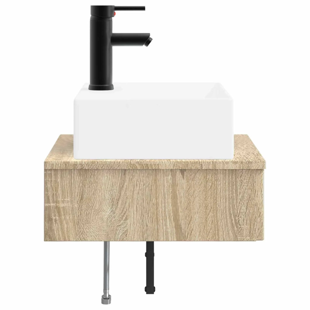 Lavabo da Parete Rovere Sonoma 40 x 41 x 39 cm CFW4591122