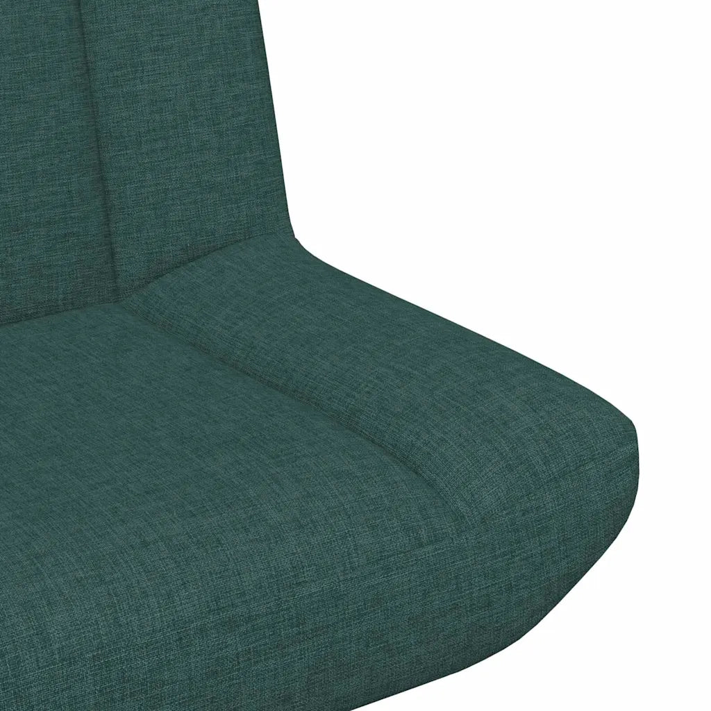 Sedia girevole Verde Scuro 63 x 75 x 76 cm Tessuto 42007329