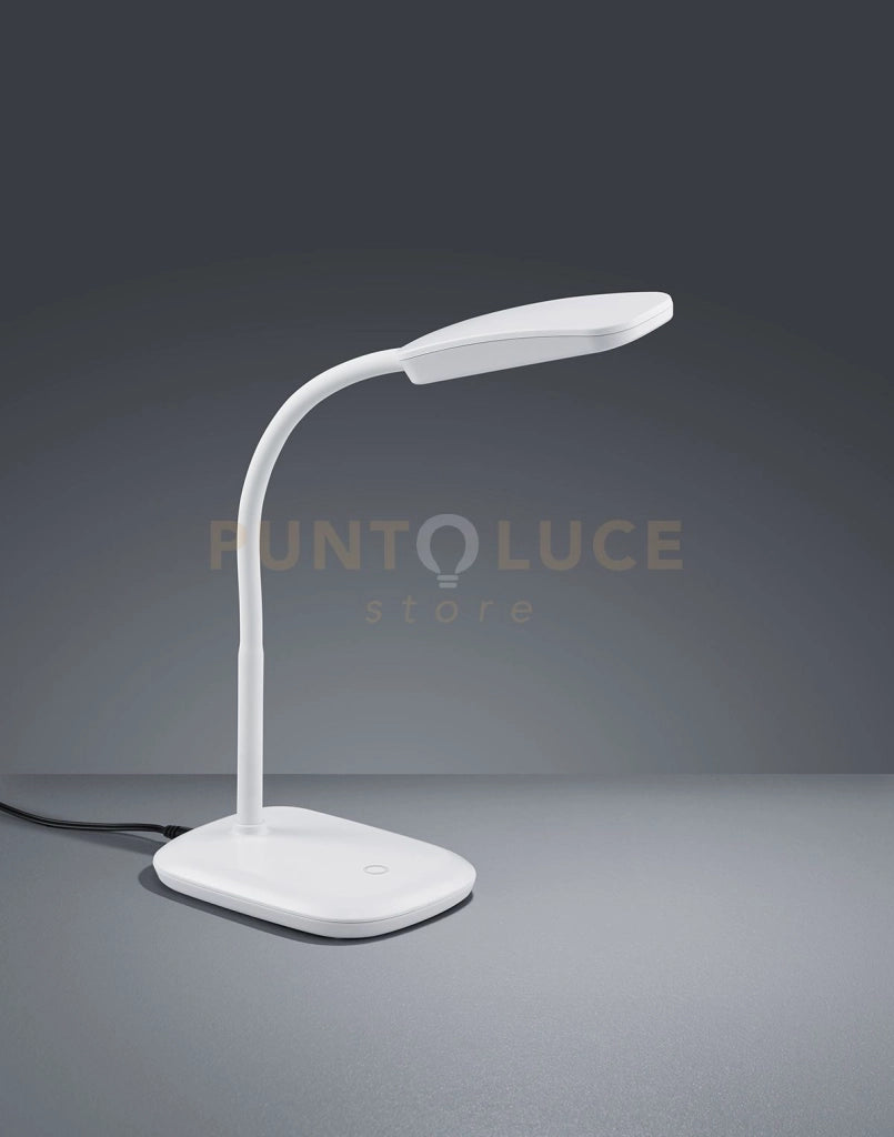 BOA LAMPADA DA STUDIO LED FLESSIBILE TOUCH DIMMER COLORE BIANCO H. 36CM  3,5W · 1x 350lm, 3000K