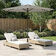 Ombrello da giardino 270 x 270 cm Poliestere Rettangolare 42036193