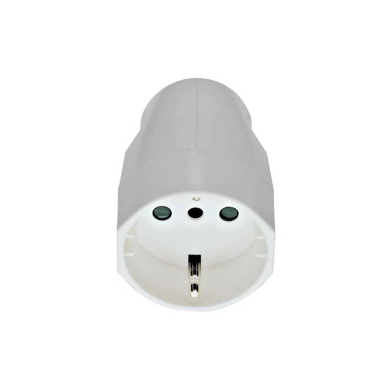 00224.B Presa 2P+T 16A P30 Assiale Bianco