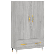 Credenza | Madia | Buffet da pranzo | Armadio da pranzo Grigio Sonoma 69,5x31x115 cm in Legno Multistrato