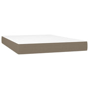 Materasso a Molle Insacchettate Rigidit¨¤ Media Grigio Tortora 140x200x20 cm
