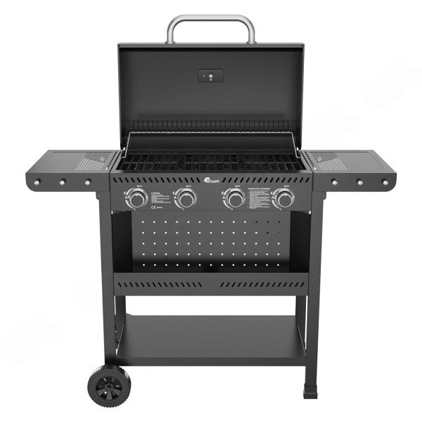 BARBECUE A GAS CARRELLATO 'KASAGRILL' mod. 4 fuochi -kW 2.5 x 4 - cm 124,7 x 102 x 55  - KASART