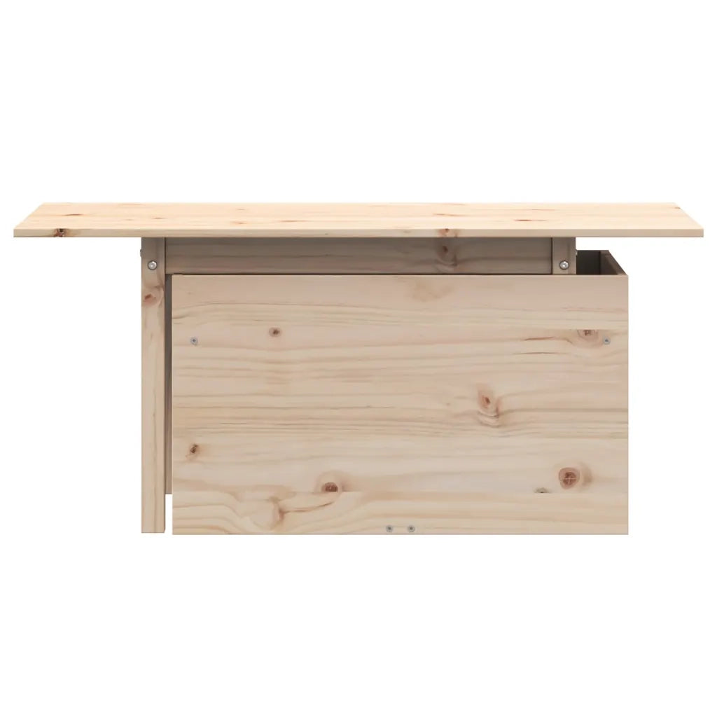 Tavolino da Giardino-Tavolo da Esterno 100x50x75 cm in Legno Massello di Pino