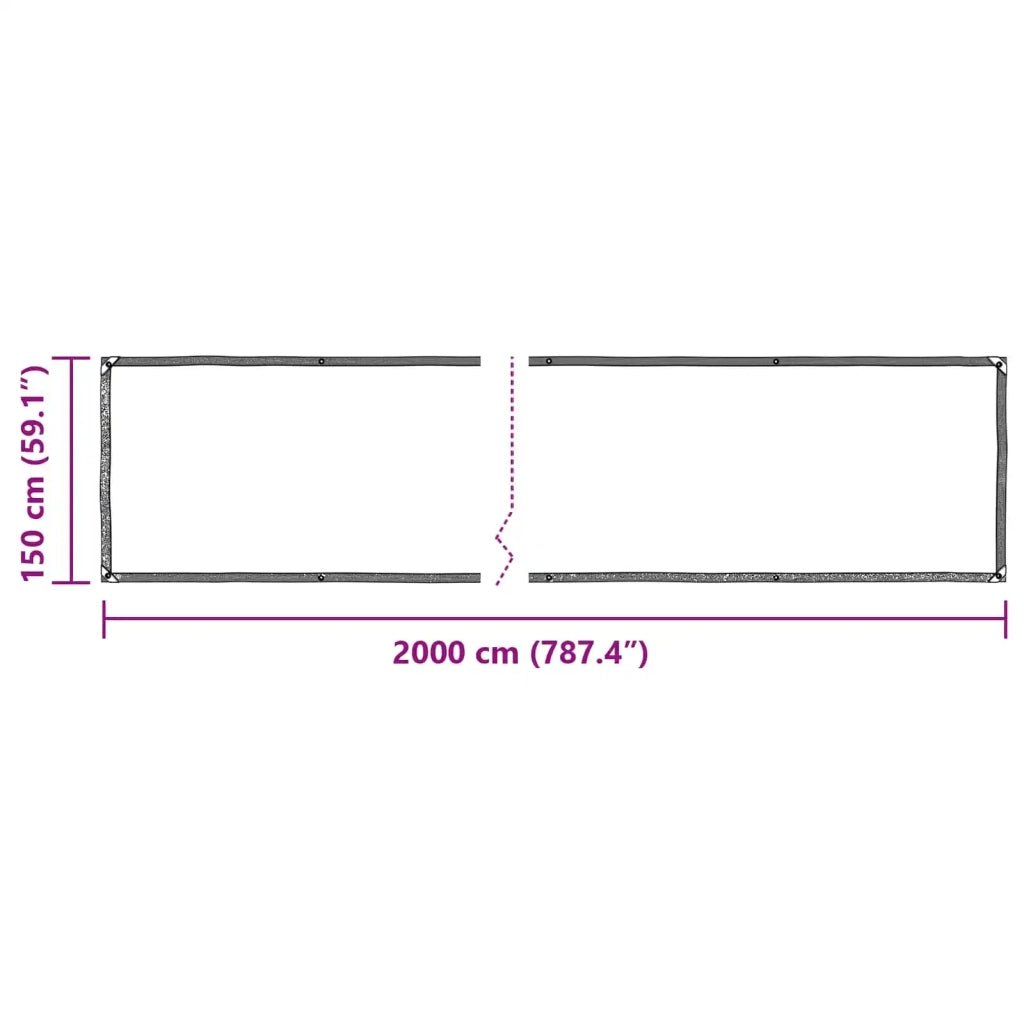Copertura per Piante Trasparente 20 x 1,5 m PE 3429338