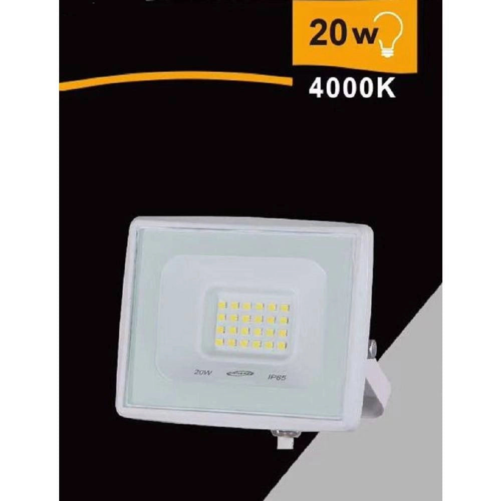 Trade Shop - Faretto Led Faro 20 W 1800 Lm Ip65 Bianco Luce Calda Naturale Fredda Ek02-20w-b -