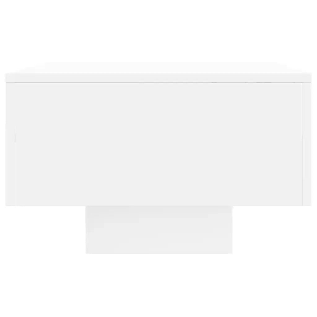 Tavolino da Salotto Bianco 100x49,5x31 cm in Legno Multistrato 833889