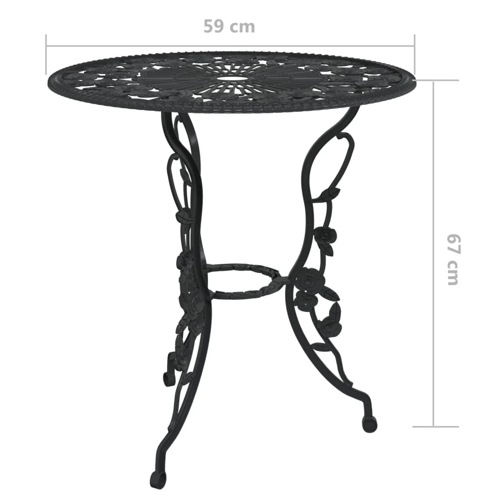 Set da bistrot da giardino in alluminio pressofuso nero da 3 pezzi mobili da esterno per patio 02_0013513