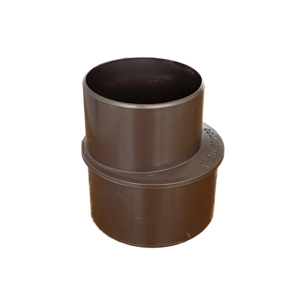 Aumento ø80x100 (bicchiere sul ø minore) per pluviali : Colore - Rame antico