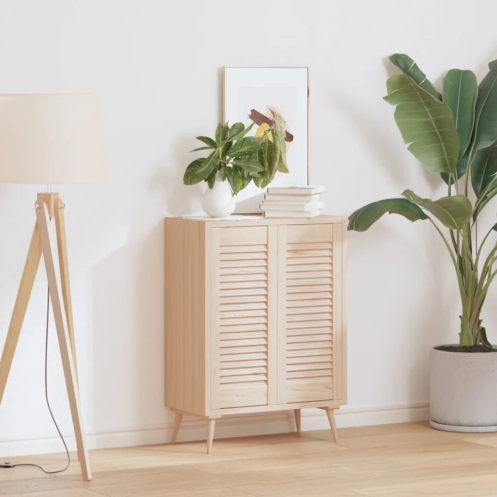 vidaXL Ante con Design a Lamelle 2 pz 69x29,5 cm in Legno di Pino
