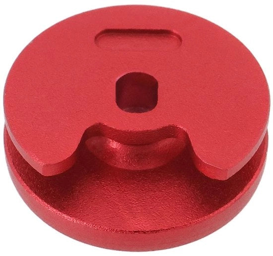 Joystick Cap Duro in Rosso - Vervangendo Padrone del Pollice - Compatibile con 2DS/3DS/3DS XL/LL - Costruzione Metallica - Migliorata Presa - Installazione Facile - Joystick del Pollice