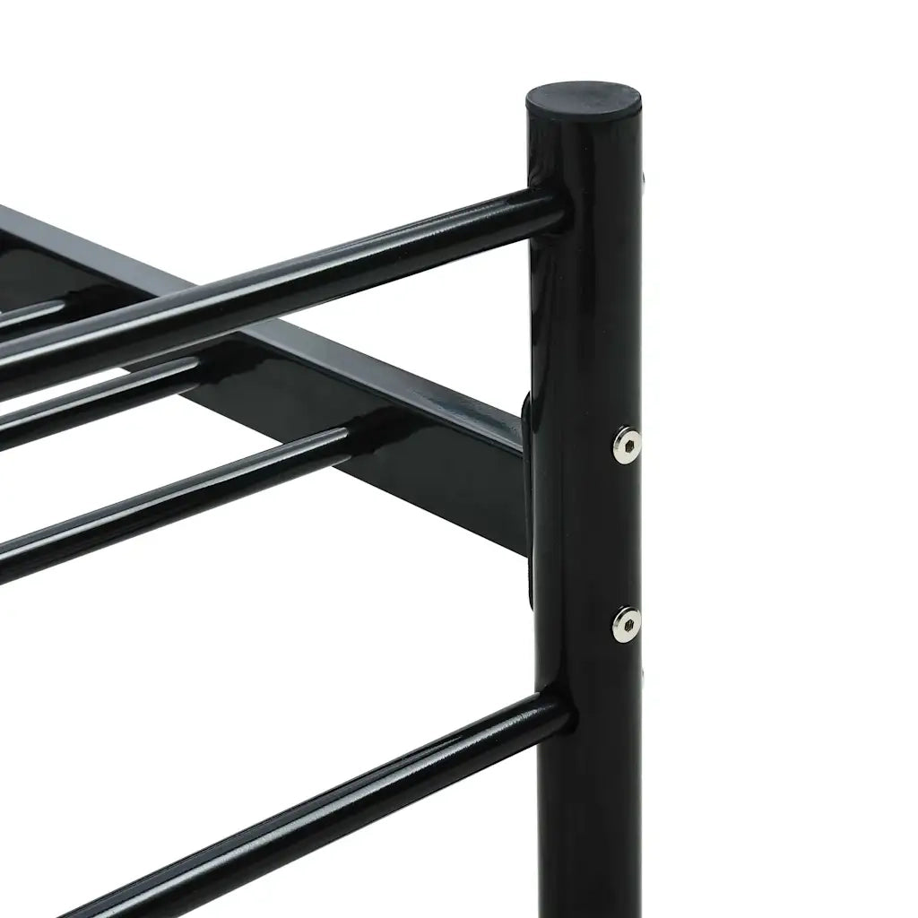 Giroletto-Struttura Letto Nero in Metallo 160x200 cm 765689