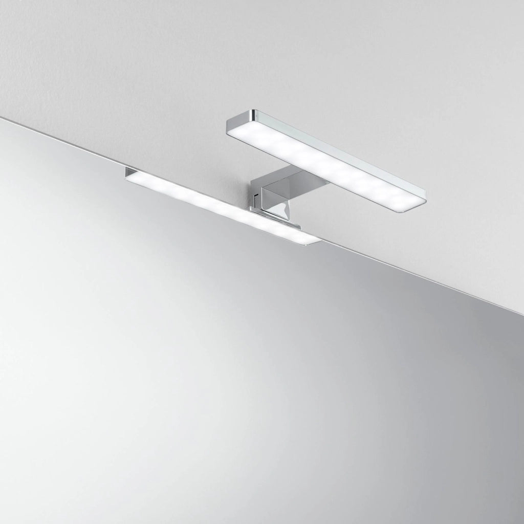 APPLIQUE LED CRUISE  NERO FISSAGGIO PARETE E SPECCHIO 5,2W 550LM 4000K IP44 28x8x11CM