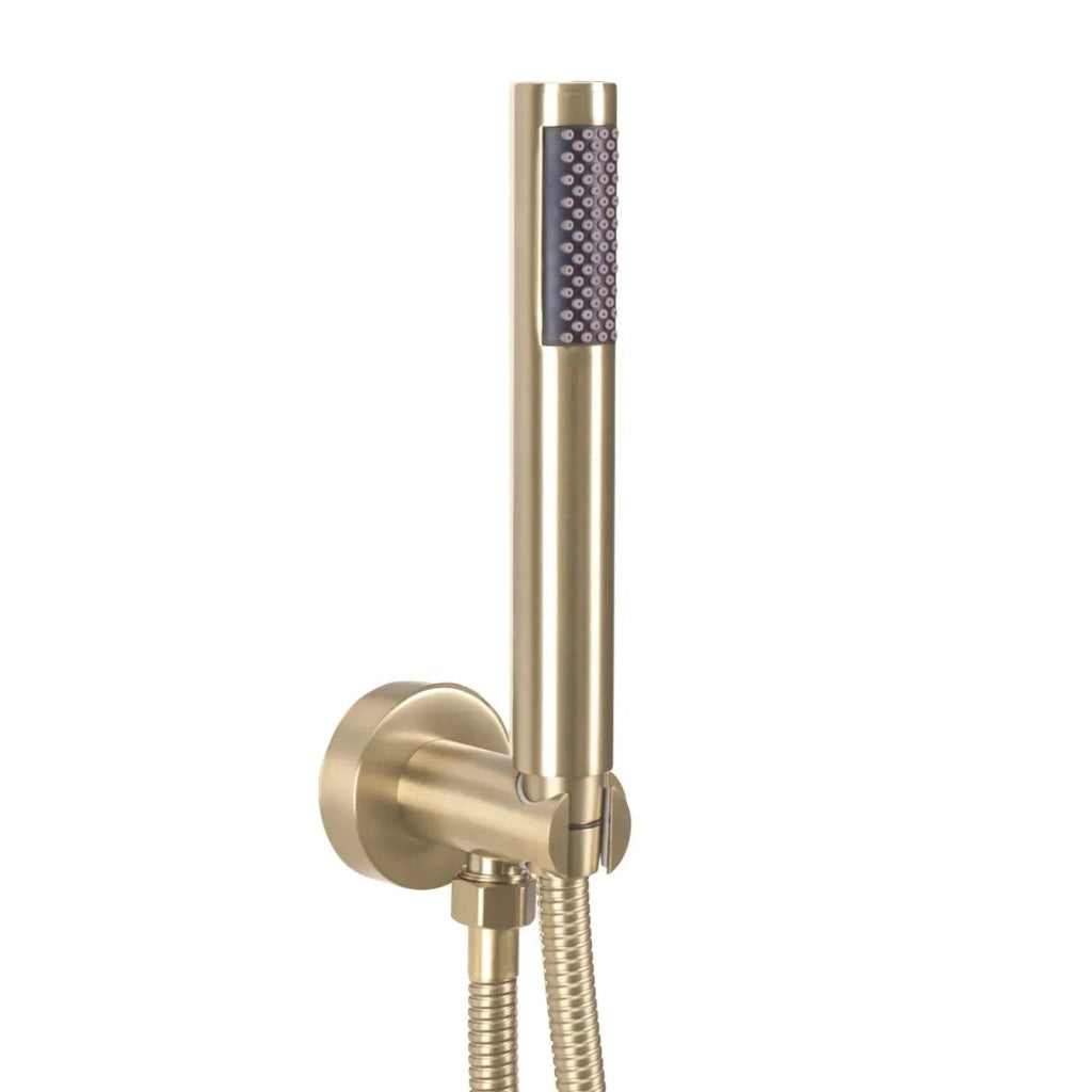 Set Doccia Da Incasso Rea Argon Gold Brush + Box