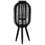 Supporto per Lanterna da Tavolo in BambÃ¹ Nero cod mxl 61549