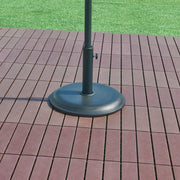 Piedistallo per Ombrellone Bionaz Rotondo Ø45 x 5 cm Nero casa.pro