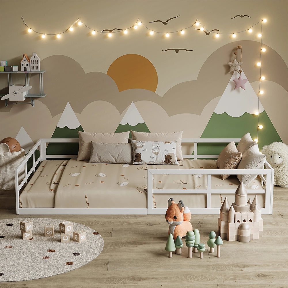 Vitalispa Letto per bambini Bianco 205 x 125 cm Senza materasso