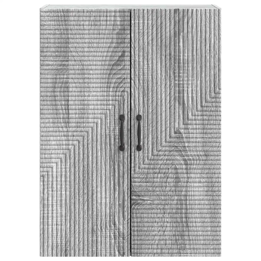 Mobiletto a muro Sonoma grigio 66 x 34,5 x 90 cm 898571