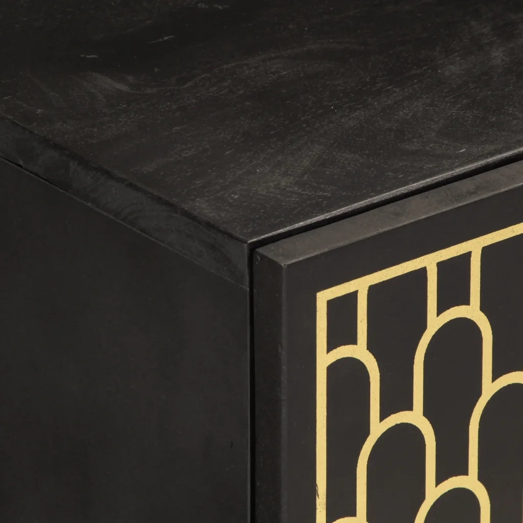 Mobile Porta TV 80x31,5x46 cm in Legno Massello di Mango 358335