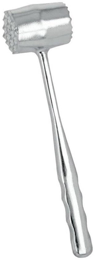 Lama per carne - Finitura in alluminio - 1 pezzo - 3,7x9,4x25,8cm