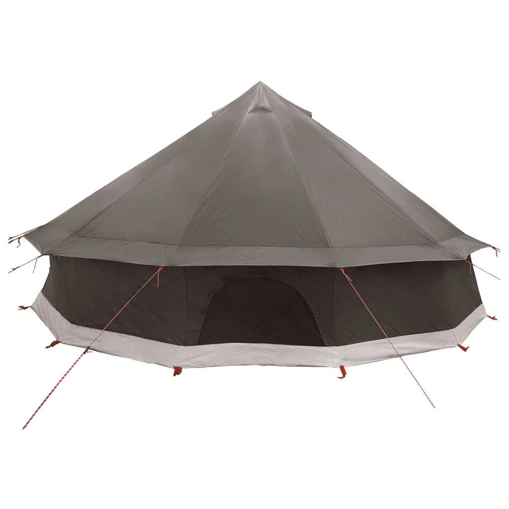 Tenda Tipi con tetto Marrone Grigio 600 x 600 x 350 cm 42029031