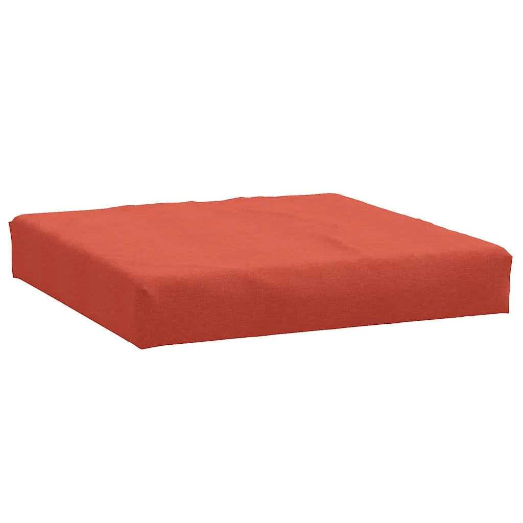Cuscino per pallet | Cuscini per sedie Rosso M¨¦lange 60x60x9,5 cm in Tessuto