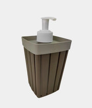 Portasapone Dispenser Sapone Bagno Doga Moka 7,5 x 7,5 x 15,4 cm