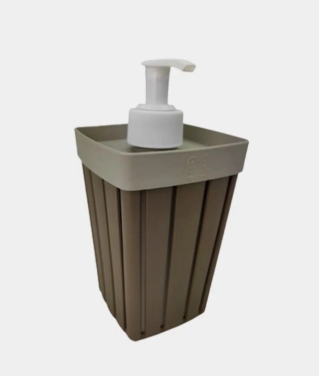 Portasapone Dispenser Sapone Bagno Doga Moka 7,5 x 7,5 x 15,4 cm
