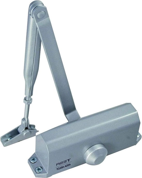 Scharniere per porte con braccio di chiusura - argento - senza blocco - CT500 - lamiera di acciaio