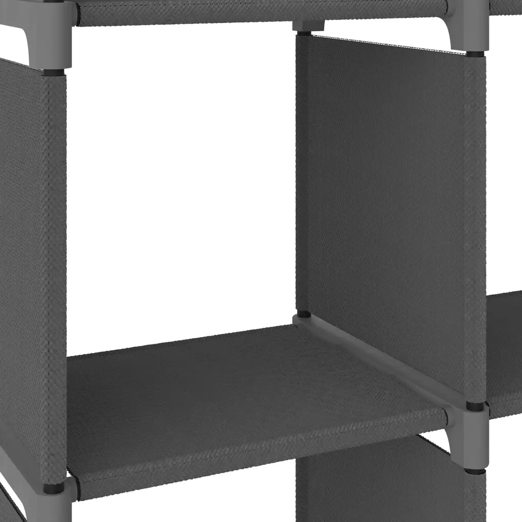 Mobile per 4 Scatole a Cubo Grigio 69x30x72,5 cm in Tessuto CFW2376705
