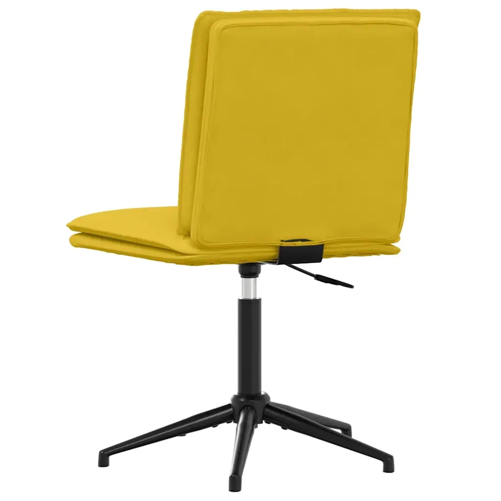 Sedie da Pranzo 2 pz Gialle in Velluto 3315374