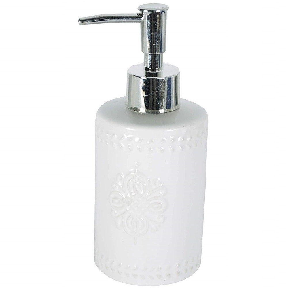 Trade Shop - Portasapone In Ceramica Porta Sapone  10338 Trama 21cm Dispenser Sapone -