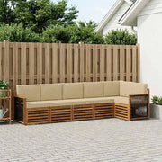 Set di divani da esterno 5 pz Naturale 3384414