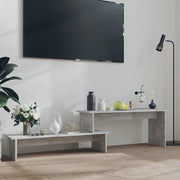 Mobile TV Grigio Cemento 180x30x43 cm in Truciolato