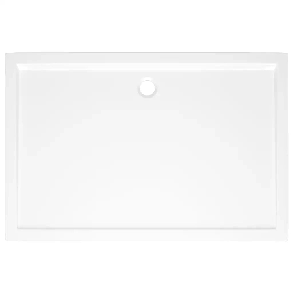 Piatto Doccia in ABS Rettangolare Bianco 80x120 cm CFW9217858