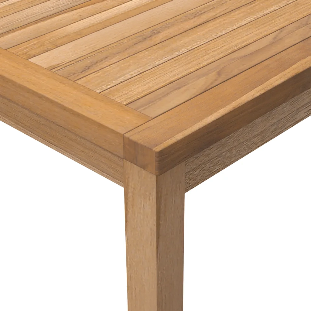Tavolo da Pranzo per Giardino | Tavolino da esterno 110x110x77 cm in Massello di Teak