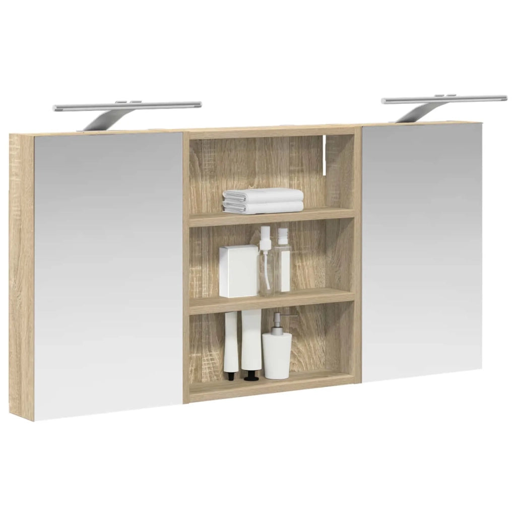 Set di Armadi da Bagno con lo scaffale 3 pcs 100 x 10,5 x 50 cm 3403690