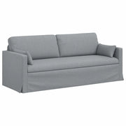 Divano | Divano da soggiorno | Sofa Grigio chiaro 78 x 78 x 80 cm Tessuto