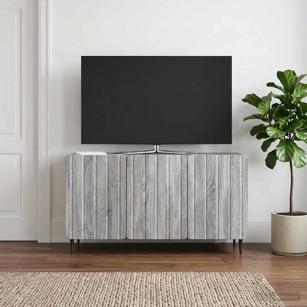 Mobile TV Grigio Sonoma 99 x 34,5 x 52 cm Legno ingegnerizzato 894491