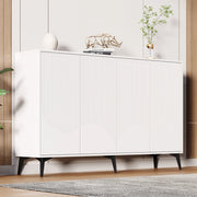 Sideboard Credenza ¨C MINIMAL ¨C Bianco, 4 Ante, Gambe in Metallo, 160 cm
