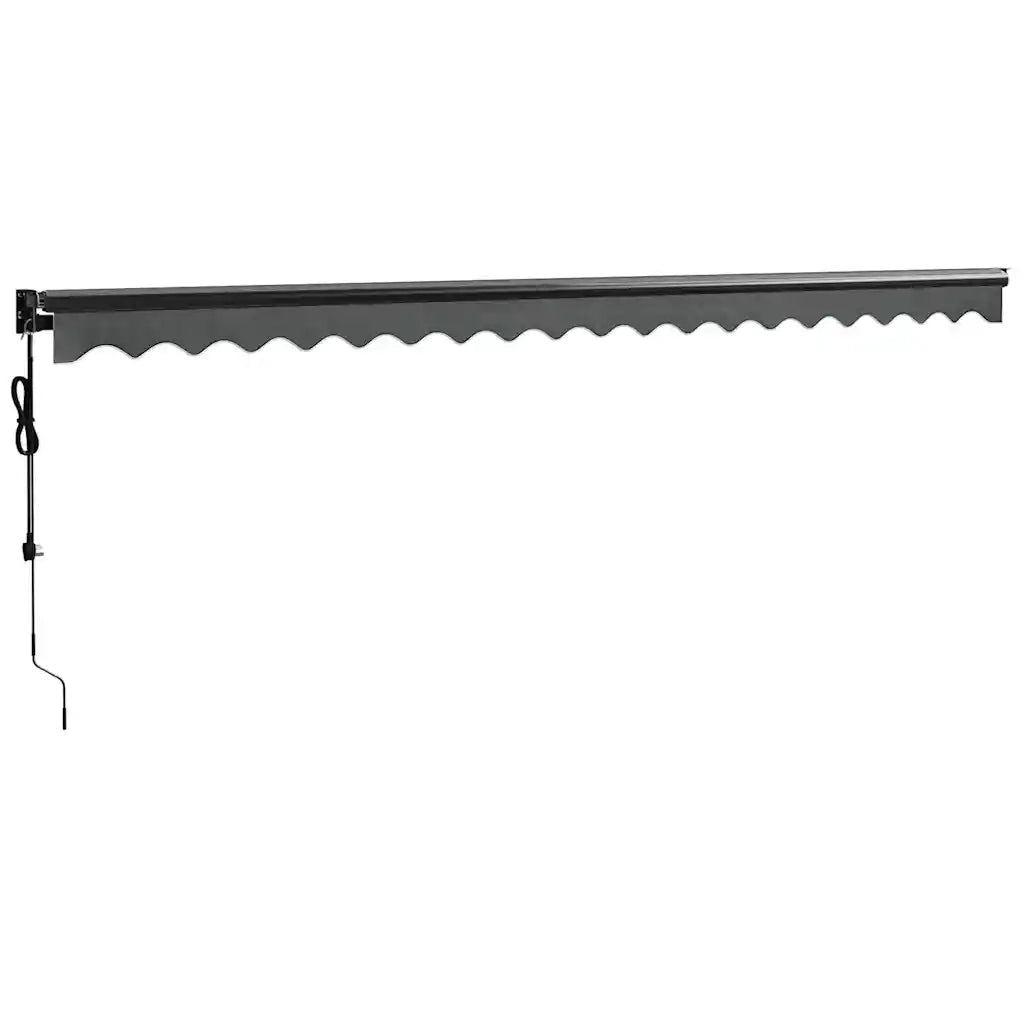 Tenda Sole Automatica Retrattile Antracite 5x3 m 3154515